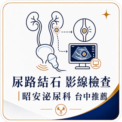 尿路結石 影線檢查｜昭安泌尿科 台中推薦1