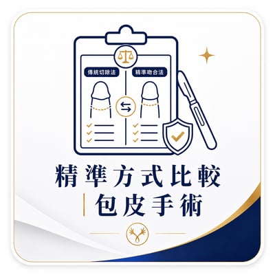 精準方式比較｜包皮手術1