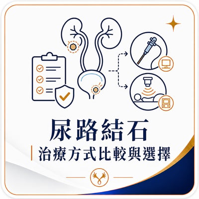 尿路結石｜治療方式比較與選擇1