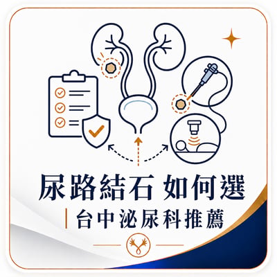 尿路結石 如何選｜台中泌尿科推薦1