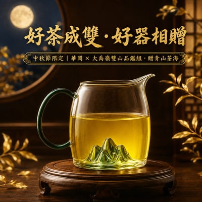 中秋限定├ 大禹嶺+華岡 ┤送青山茶海2