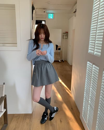 𝐃𝟎𝟏 薄荷野莓花邊針織衫🪴（𝟒 𝐜𝐨𝐥𝐨𝐫𝐬）12