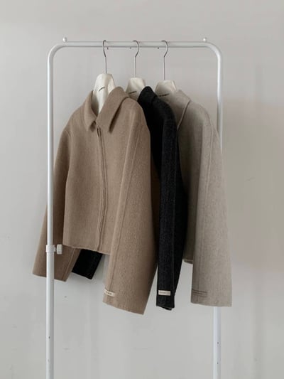 𝐍𝟎𝟐 焦糖燕麥奶羊毛大衣🥖（𝟑 𝐜𝐨𝐥𝐨𝐫𝐬）10