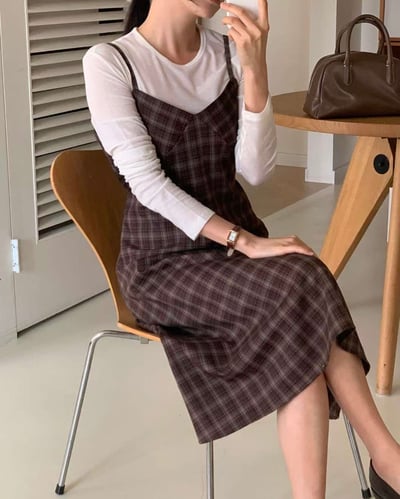 𝐀𝟎𝟓 漢江野餐約會連衣裙🧺1