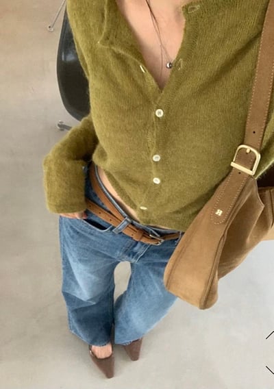 𝐍𝟏𝟎 青檸橄欖慵懶針織衫🫒（𝟒 𝐜𝐨𝐥𝐨𝐫𝐬）4