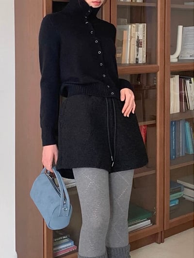 𝐃𝟏𝟏 軟綿綿雪花排釦翻領❄️9