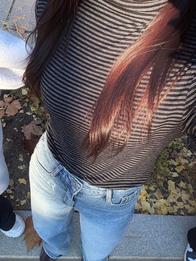 𝐍𝟏𝟏 木耳卷邊條紋打底衣🪶（𝟐 𝐜𝐨𝐥𝐨𝐫𝐬）3