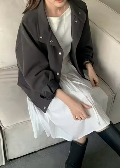 𝐀𝟏𝟗 韓劇女主質感夾克🧥（𝟐 𝐜𝐨𝐥𝐨𝐫𝐬）7