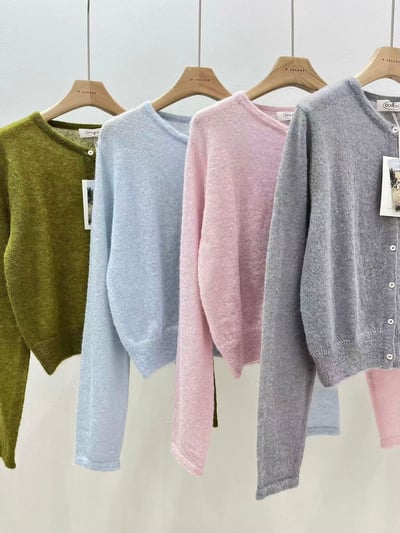 𝐍𝟏𝟎 青檸橄欖慵懶針織衫🫒（𝟒 𝐜𝐨𝐥𝐨𝐫𝐬）11