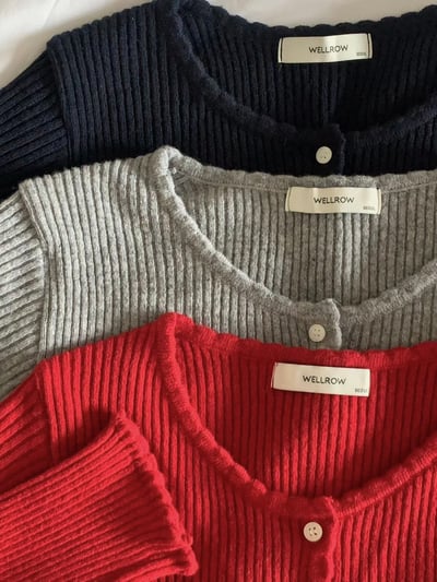 𝐍𝟎𝟓 聖誕氛圍小花邊針織🎅🏻（𝟑 𝐜𝐨𝐥𝐨𝐫𝐬）11