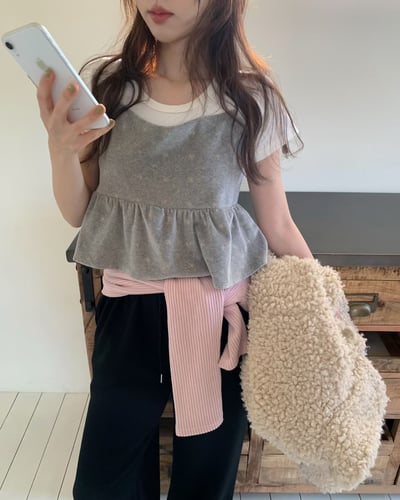 𝐃𝟎𝟏 薄荷野莓花邊針織衫🪴（𝟒 𝐜𝐨𝐥𝐨𝐫𝐬）6