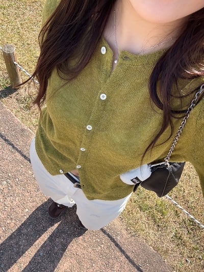 𝐍𝟏𝟎 青檸橄欖慵懶針織衫🫒（𝟒 𝐜𝐨𝐥𝐨𝐫𝐬）3