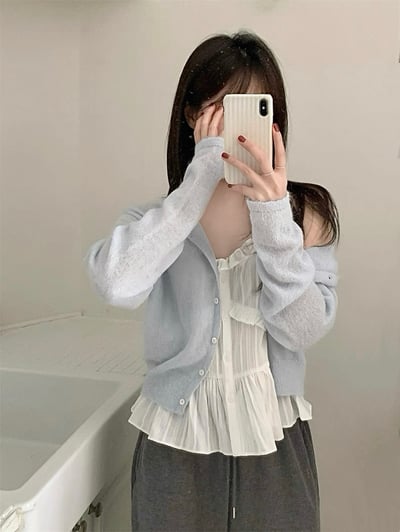 𝐍𝟏𝟎 青檸橄欖慵懶針織衫🫒（𝟒 𝐜𝐨𝐥𝐨𝐫𝐬）7