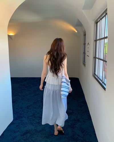 𝐀𝟎𝟖 漫步濟州島海灘長裙🏖️ ( 𝟐 𝐜𝐨𝐥𝐨𝐫𝐬 )3