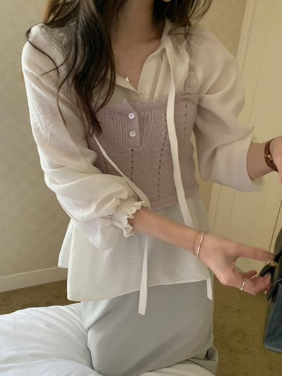 𝐀𝟏𝟐 藍莓芋泥針織小背心🫐 ( 𝟑 𝐜𝐨𝐥𝐨𝐫𝐬 )4