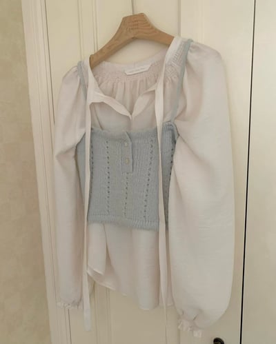 𝐀𝟏𝟐 藍莓芋泥針織小背心🫐 ( 𝟑 𝐜𝐨𝐥𝐨𝐫𝐬 )2
