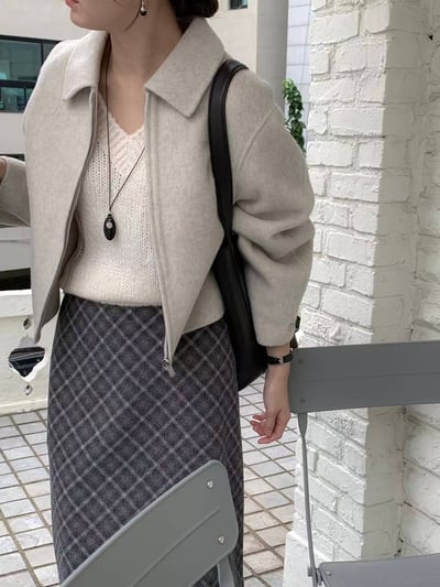 𝐍𝟎𝟐 焦糖燕麥奶羊毛大衣🥖（𝟑 𝐜𝐨𝐥𝐨𝐫𝐬）7