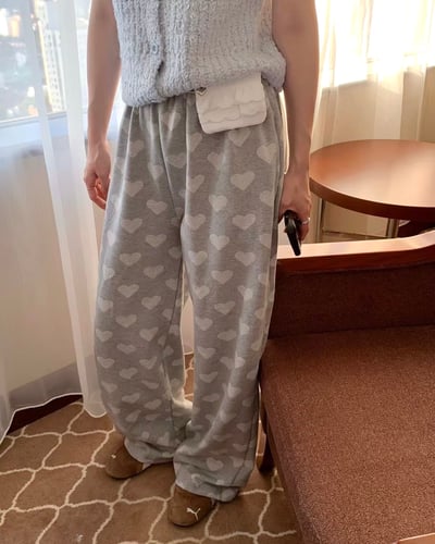 𝐀𝟎𝟕 首爾午後愛心棉褲🤍2