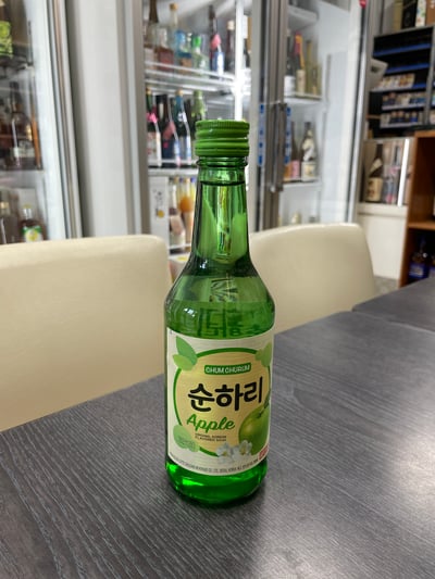 初飲初樂Chum Churum 韓國燒酒  青蘋果 360ml1