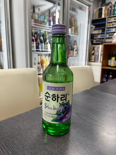 初飲初樂Chum Churum韓國燒酒 藍莓 360ml1