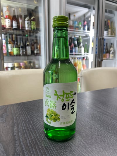 真露JINRO韓國燒酒 葡萄 360ml1