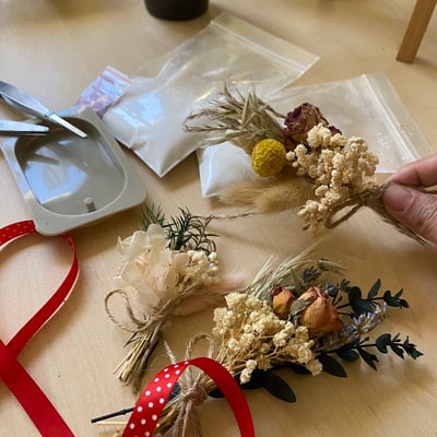 線上課程材料包｜香草花園擴香石2