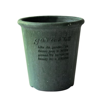 日本 Hachiman Gardens 5號盆 復古園藝環保花盆（附底盤）7