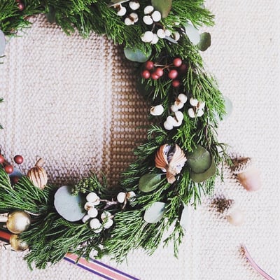 企業課程｜森林系聖誕花圈2
