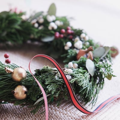 企業課程｜森林系聖誕花圈3