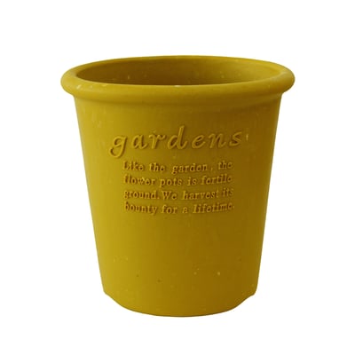 日本 Hachiman Gardens 5號盆 復古園藝環保花盆（附底盤）8