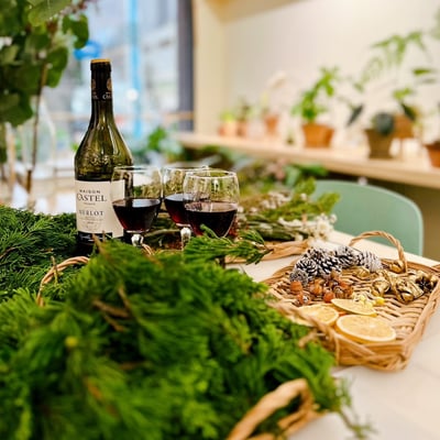 企業課程｜森林系聖誕花圈4