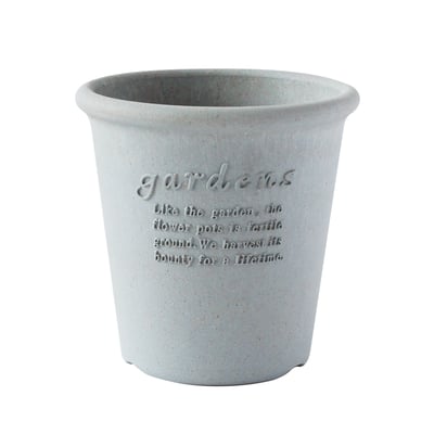 日本 Hachiman Gardens 5號盆 復古園藝環保花盆（附底盤）9