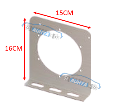 通用型 圓形 LED後燈用白鐵片 後燈L型吊板 後燈平型吊板 後尾燈不銹鋼鐵板4
