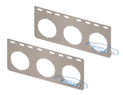 通用型 圓形 LED後燈用白鐵片 後燈L型吊板 後燈平型吊板 後尾燈不銹鋼鐵板11