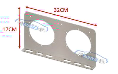 通用型 圓形 LED後燈用白鐵片 後燈L型吊板 後燈平型吊板 後尾燈不銹鋼鐵板8