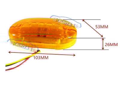 通用型 LED 側邊燈 12V 24V 貨車 卡車 加裝用 6017