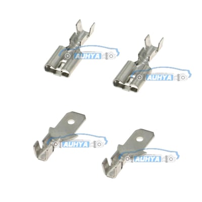 通用型 187型高級鍍錫線夾 187型高級鍍錫端子 187型公母線夾 公母5MM鍍錫端子 100入/包1