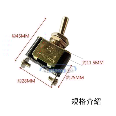 通用型 搖頭開關 上下開關 霧燈開關 2P 2隻腳 大燈開關 電源開關 控制開關 適用於各種車系電器用品開關3