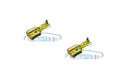 通用型 250型高級鍍金線夾 250型高級鍍金端子 250型公母線夾 250型公母膠套 100入/包2