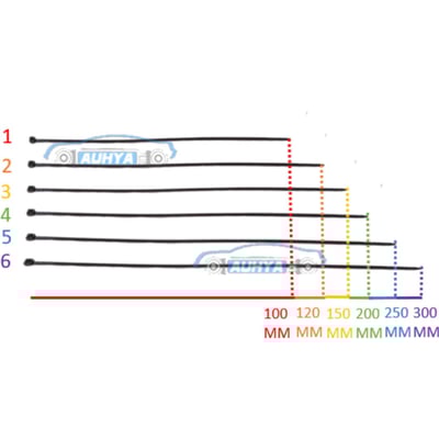 通用型 尼龍束帶紮線帶 100枚入 電線整理 尼龍綁繩 束線 束口帶 束帶 紮帶 束線帶 收線帶 尼龍紮線帶2