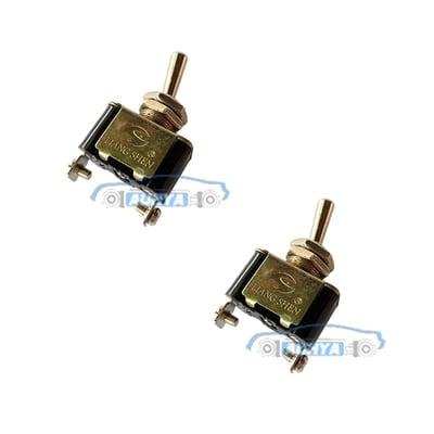 通用型 搖頭開關 上下開關 霧燈開關 2P 2隻腳 大燈開關 電源開關 控制開關 適用於各種車系電器用品開關1