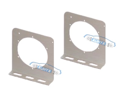 通用型 圓形 LED後燈用白鐵片 後燈L型吊板 後燈平型吊板 後尾燈不銹鋼鐵板2