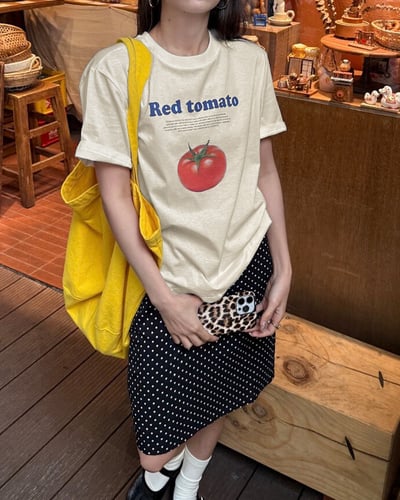 紅番茄tee-杏2