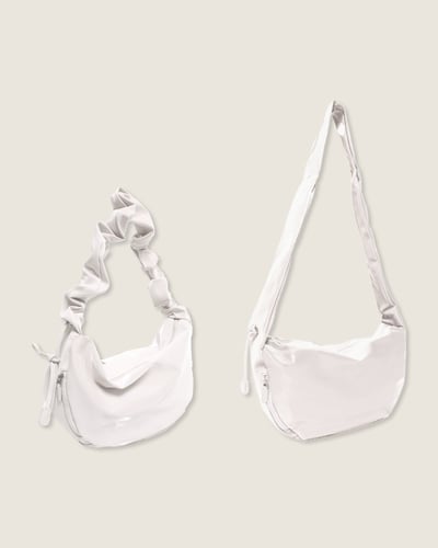 2way光澤側背包-杏6