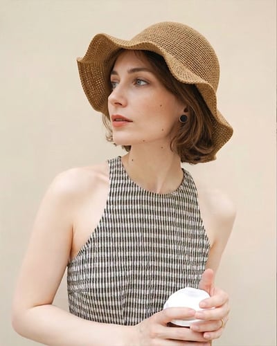 自由造型編織帽-卡1