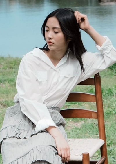 雙口袋棉質挺料襯衫1