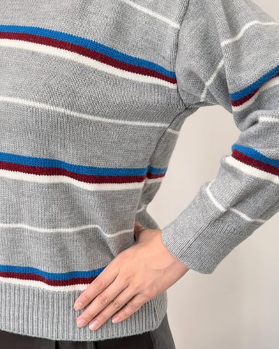 POLO領條紋毛衣6
