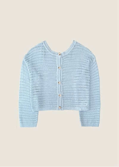 witharch法式前後穿扣衫-藍5