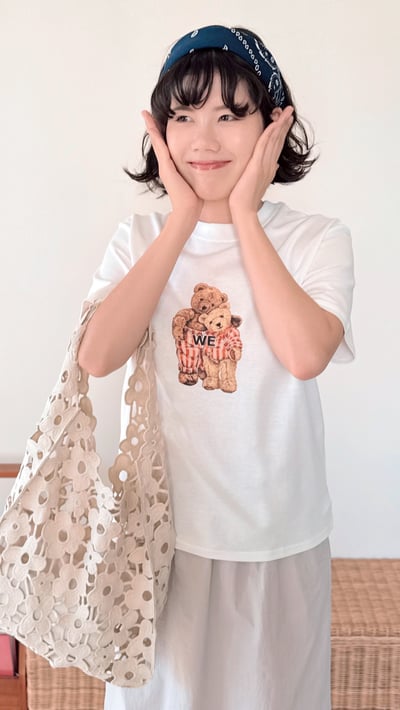韓國泰迪熊短Tee3