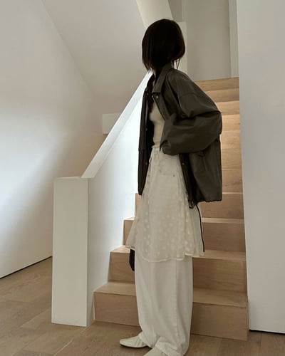 軟皮革翻領夾克10